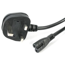 StarTech 1M C7 PORTÁTIL CABLE ALIMENTACION - UK PLUG TO IEC320 C7 CAB