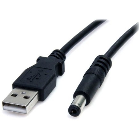 StarTech 90 CM. USB A TYPE M BARREL 5V DC CABLE DE CORRIENTE