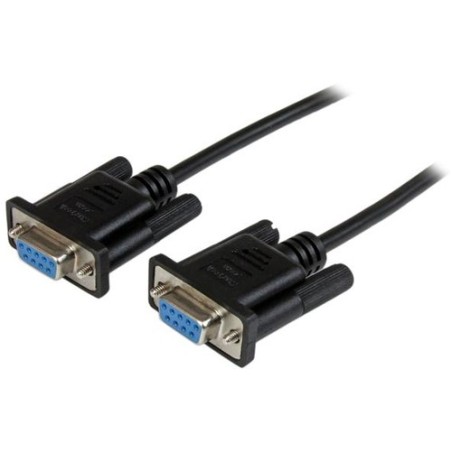 StarTech 1M HEMBRA A HEMBRA RS232 SERIAL NULL MODEM CABLE NEGRO