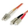 StarTech CABLE 1M PATCH FIBRA DUPLEX MULTIMODO 62 5/125 LC A SC