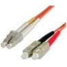 StarTech CABLE 1M PATCH FIBRA DUPLEX LC SC MULTIMODO 50/125 ADAPTADOR