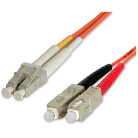 StarTech CABLE 2M PATCH FIBRA DUPLEX MULTIMODO 50/125 LC A SC