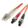 StarTech CABLE 1M PATCH FIBRA DUPLEX MULTIMODO 62.5/125 LC A ST