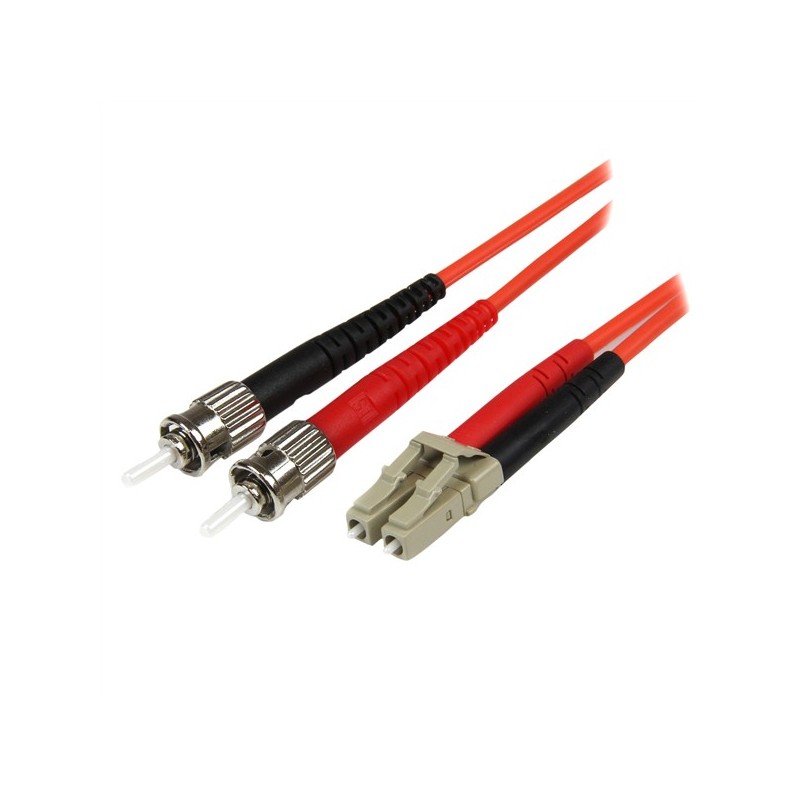 StarTech 1M MULTIMODE DUPLEX LC/ST FIBRA OPTICA CABLE DE CONEXIÓN - 5