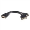 StarTech CABLE 20CM ADAPTADOR DMS LFH59 MACHO A DVI-I Y VGA HEMBRA