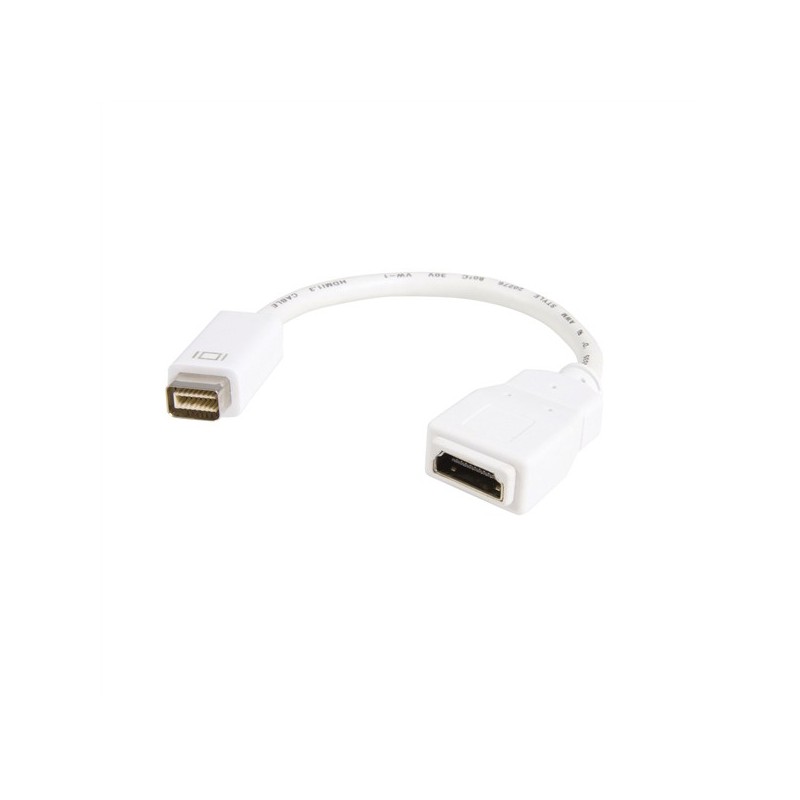 StarTech CABLE ADAPTADOR MINI DVI A HDMI MACHO/HEMBRA BLANCO IMAC MACB