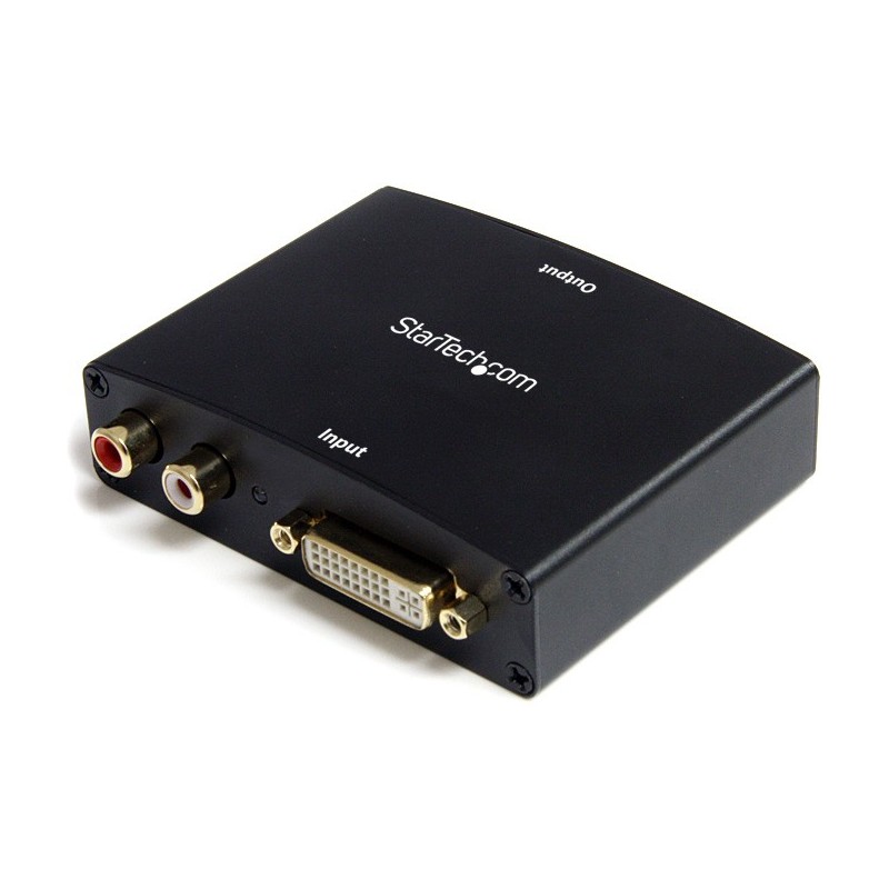 StarTech CONVERSOR ADAPTADOR VIDEO DVI-D AUDIO RCA ESTEREO A HDMI HDTV