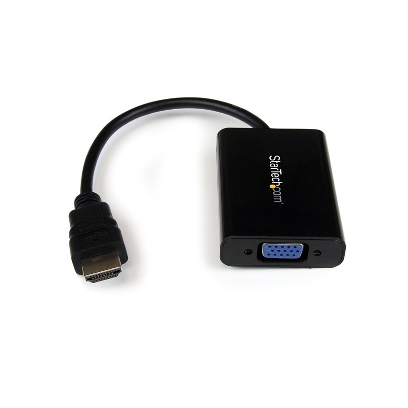 StarTech HDMI A ADAPTADOR VGA CON AUDIO HDMI A VGA CONVERTIDOR MACHO/H