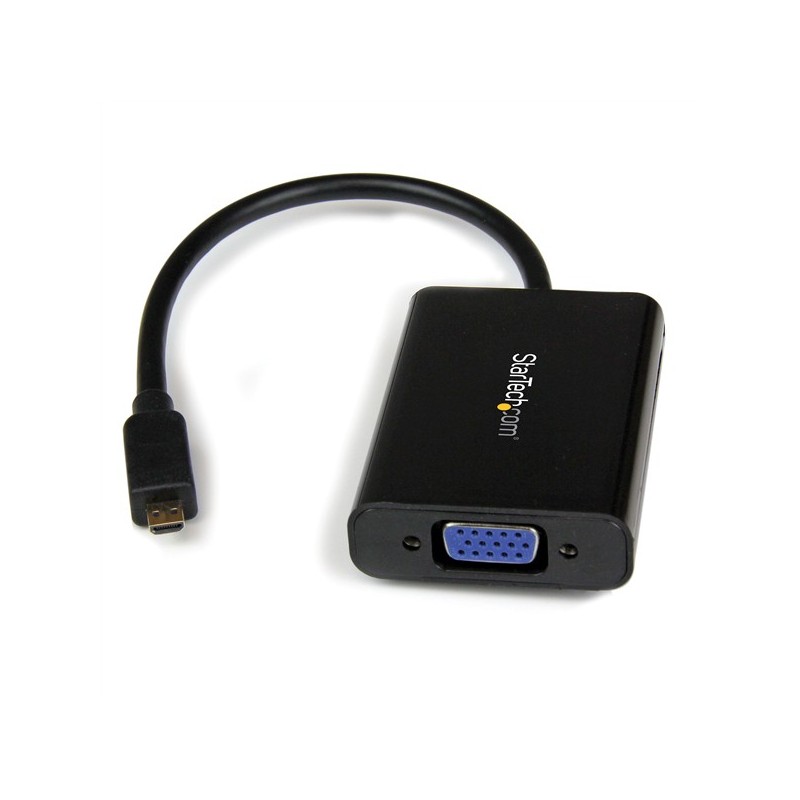 StarTech MICRO HDMI MACHO A VGA HEMBRA ADAPTADOR CONVERTIDOR CON AUDIO