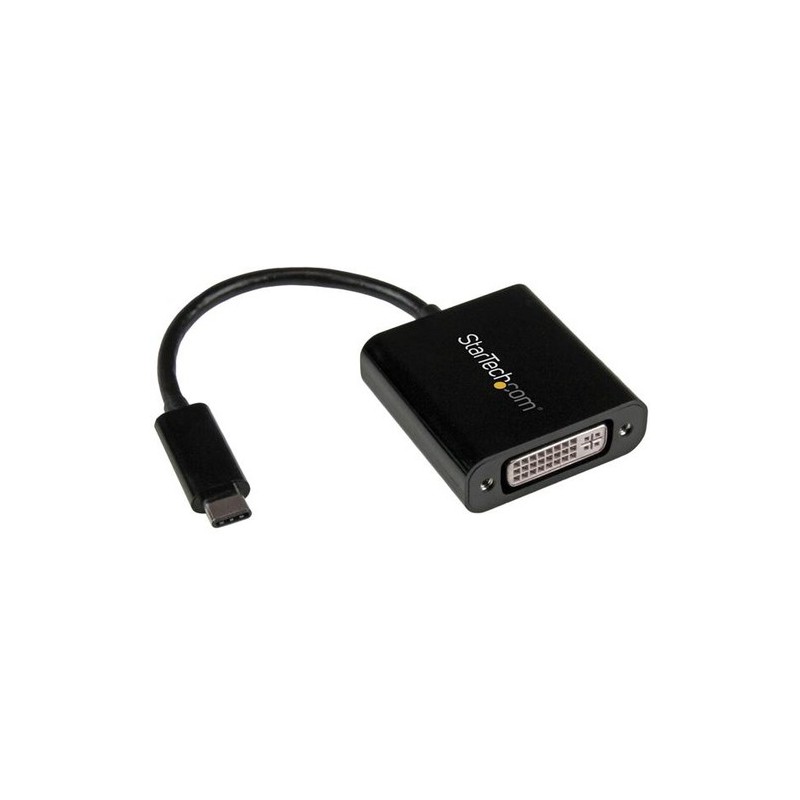 StarTech USB TIPO-C A ADAPTADOR DVI USB-C DVI VIDEO CONVERTIDOR-NEGRO