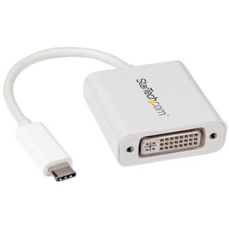 StarTech USB TIPO-C A ADAPTADOR DVI USB-C DVI VIDEO CONVERTIDOR-BLANCO