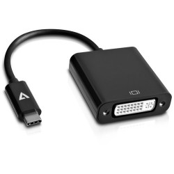 V7 USB-C A ADAPTADOR DVI-D NEGRO