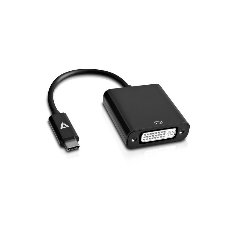 V7 USB-C A ADAPTADOR DVI-D NEGRO