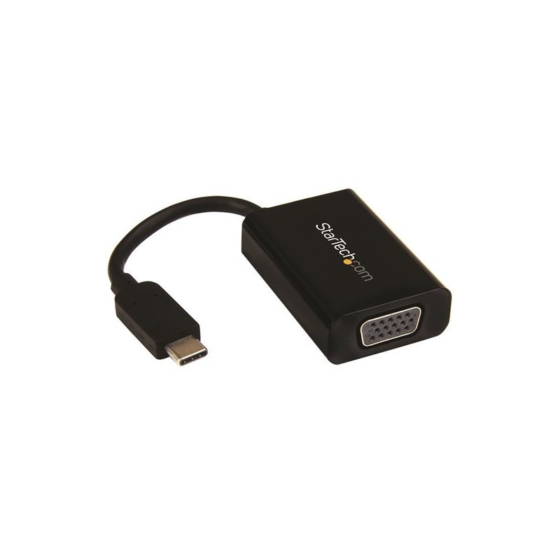 StarTech USB TIPO C A ADAPTADOR VGA - SALIDA DE CORRIENTE