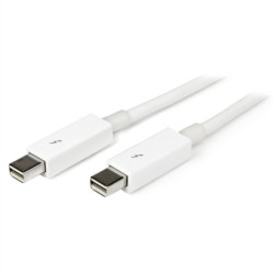 2M WHITE THUNDERBOLT (M) TO THUNDERBOLT (M) CABLE CORD