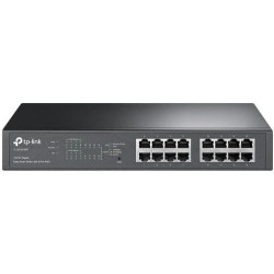 TP-Link SWITCH 16 PUERTOS GIGABIT MONTAJE EN ARMARIO POE+ EASY SMART