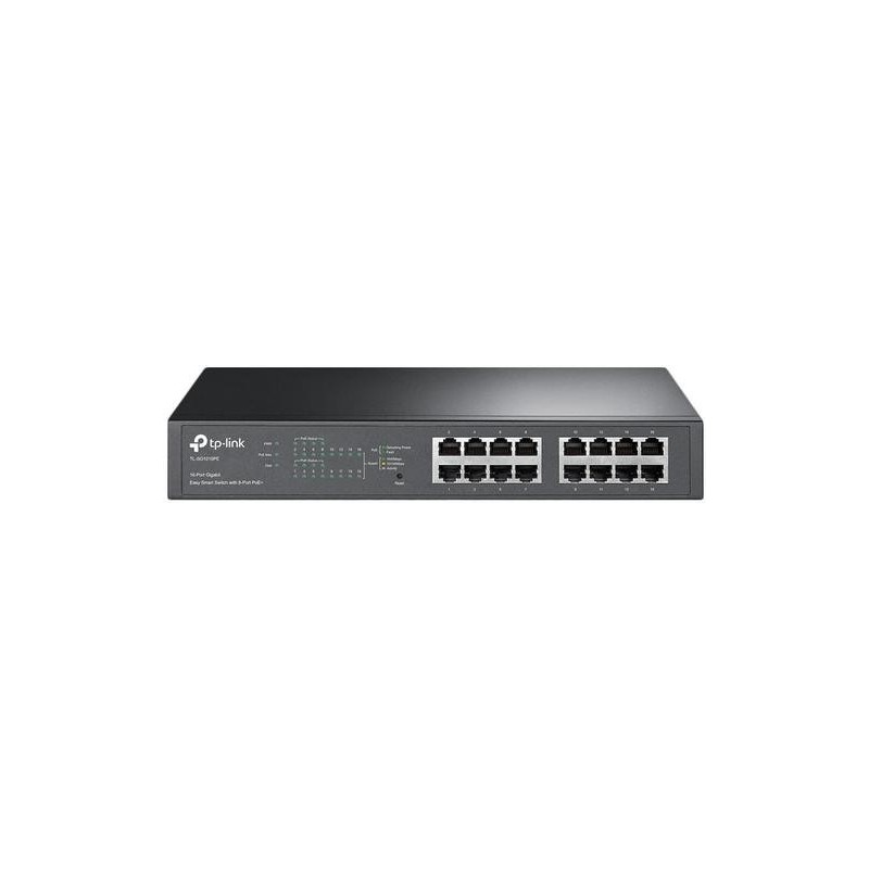 TP-Link SWITCH 16 PUERTOS GIGABIT MONTAJE EN ARMARIO POE+ EASY SMART