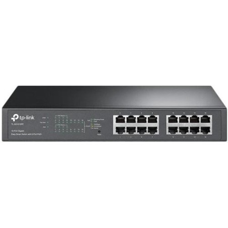 TP-Link SWITCH 16 PUERTOS GIGABIT MONTAJE EN ARMARIO POE+ EASY SMART