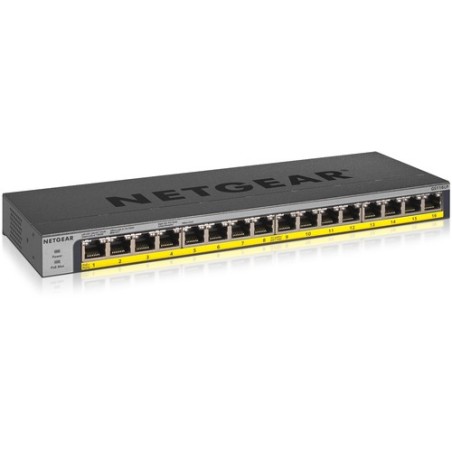 Netgear SWITCH 16 PUERTOS POE/POE+GB NO GESTIONADO 76W