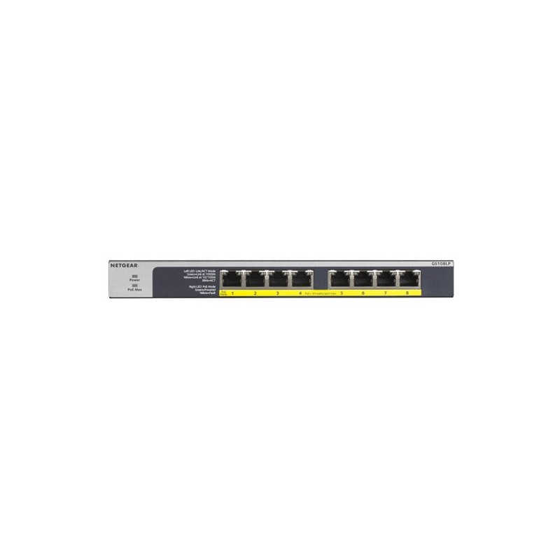 Netgear SWITCH 8 PUERTOS FLEX NO GESTIONADO GIGABIT ETHERNET POE/POE+