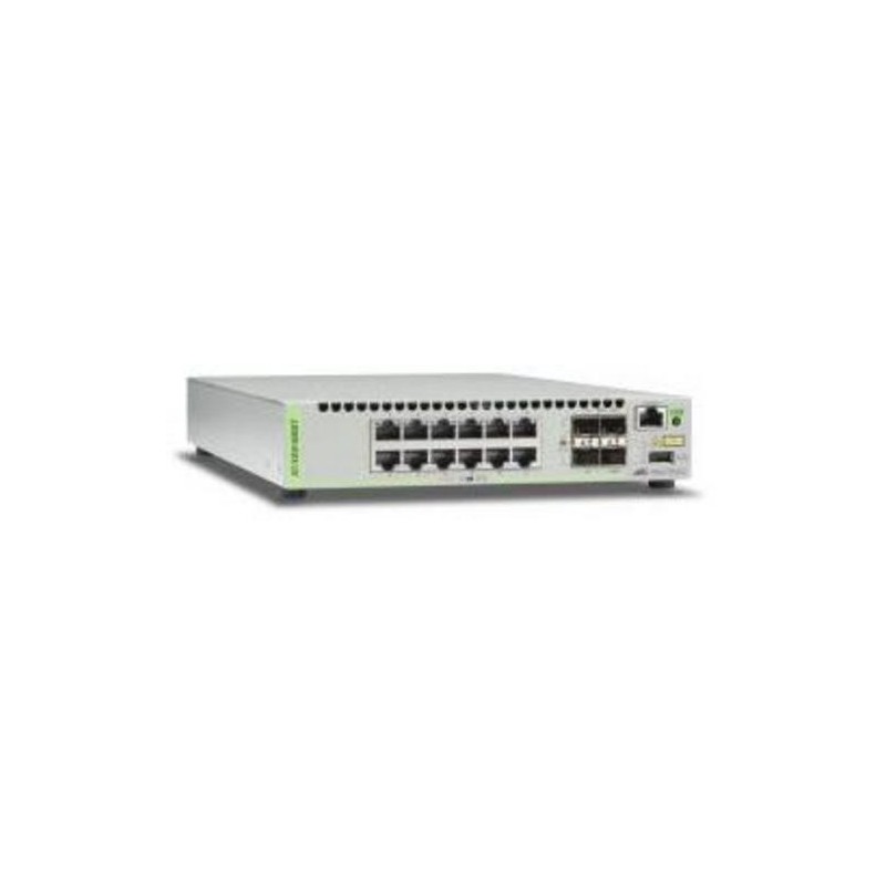 Allied Telesis SWITCH 12 PUERTOS 10/100/1000/10G-T 4 PUERTOS SFP STK U