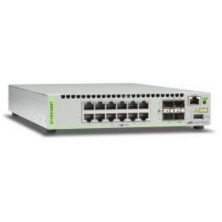 Allied Telesis SWITCH 12 PUERTOS 10/100/1000/10G-T 4 PUERTOS SFP STK U