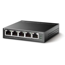 TP-Link SWITCH 5 PUERTOS GIGABIT EASY SMART CON 4 PUERTOS POE+