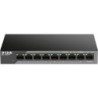 D-Link SWITCH 9 PUERTOS POE SURVEILLANCE FAST ETHERNET 1 GIGABIT SFP U