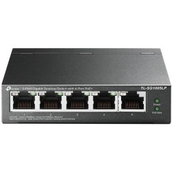 TP-Link SWITCH 5 PUERTOS GIGABIT DESKTOP CON 4 PUERTOS POE+