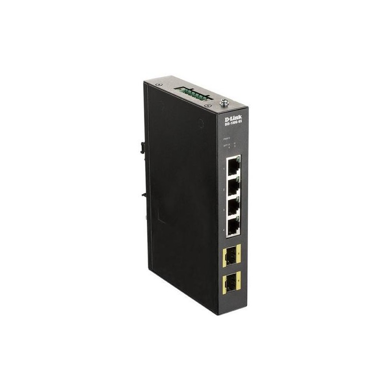 D-Link SWITCH 4 PUERTOS GIGABIT INDUSTRIAL 100/1000M SFP