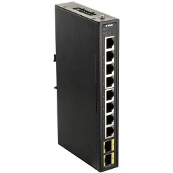 D-Link SWITCH 8 PUERTOS GIGABIT INDUSTRIAL 100/1000M SFP