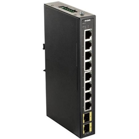 D-Link SWITCH 8 PUERTOS GIGABIT INDUSTRIAL 100/1000M SFP