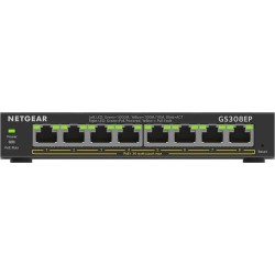 Netgear SWITCH 8 PUERTOS 1G POE+ 62W SMART GESTIONADO PLUS