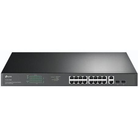 TP-Link SWITCH 16 PUERTOS 2 PUERTOS GIGABIT POE EASY SMART