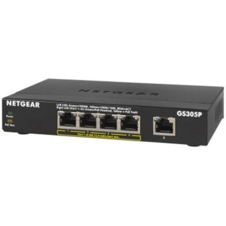 Netgear SWITCH 5 PUERTOS GIGABIT ETHERNET NO GESTIONADO CON POE+