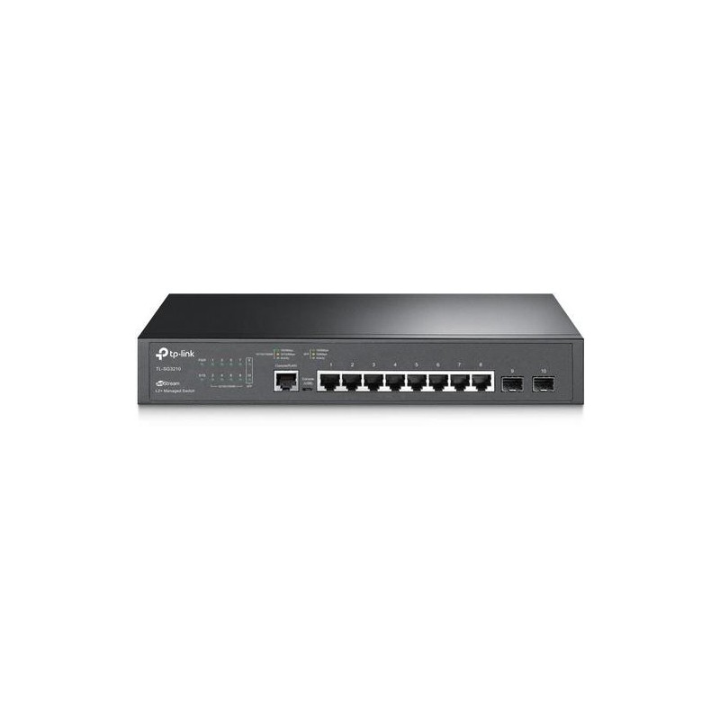 TP-Link SWITCH 8 PUERTOS GIGABYTE L2+ GESTIONADO CON 2 SFP SLOTS