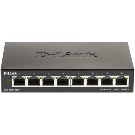 D-Link SWITCH 8 PUERTOS SMART GIGABIT