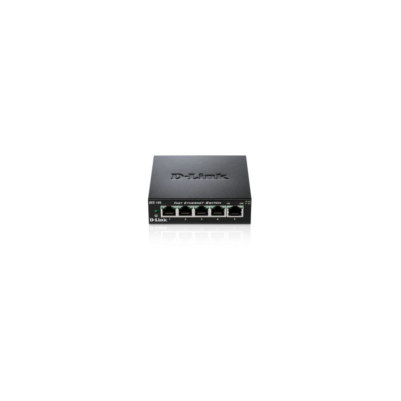 D-Link SWITCH 5 PUERTOS 10/100 METAL HOUSING DESKTOP