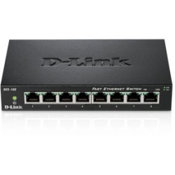 D-Link SWITCH 8 PUERTOS 10/100 METAL HOUSING DESKTOP