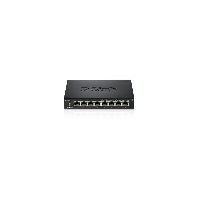 D-Link SWITCH 8 PUERTOS 10/100 METAL HOUSING DESKTOP