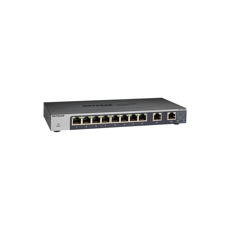 Netgear SWITCH 8 PUERTOS GIGABIT NO GESTIONADO CON 2 PUERTOS UPLINK