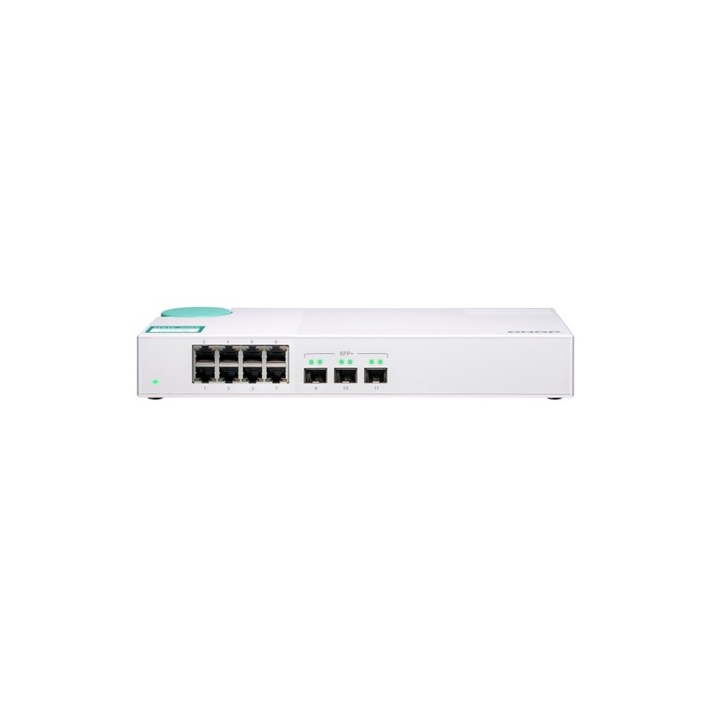 Qnap SWITCH QSW-308S 8 PUERTOS 1GBPS 3 PORT SFP+ NO GESTIONADO