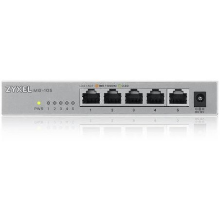 ZyXEL SWITCH MG-105 5 PUERTOS 25G MULTI GIGABIT NO GESTIONADO