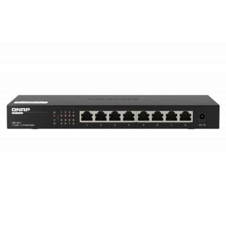 Qnap SWITCH QSW-1108-8T 8 PUERTOS 2.5GBPS W RJ45 NO GESTIONADO