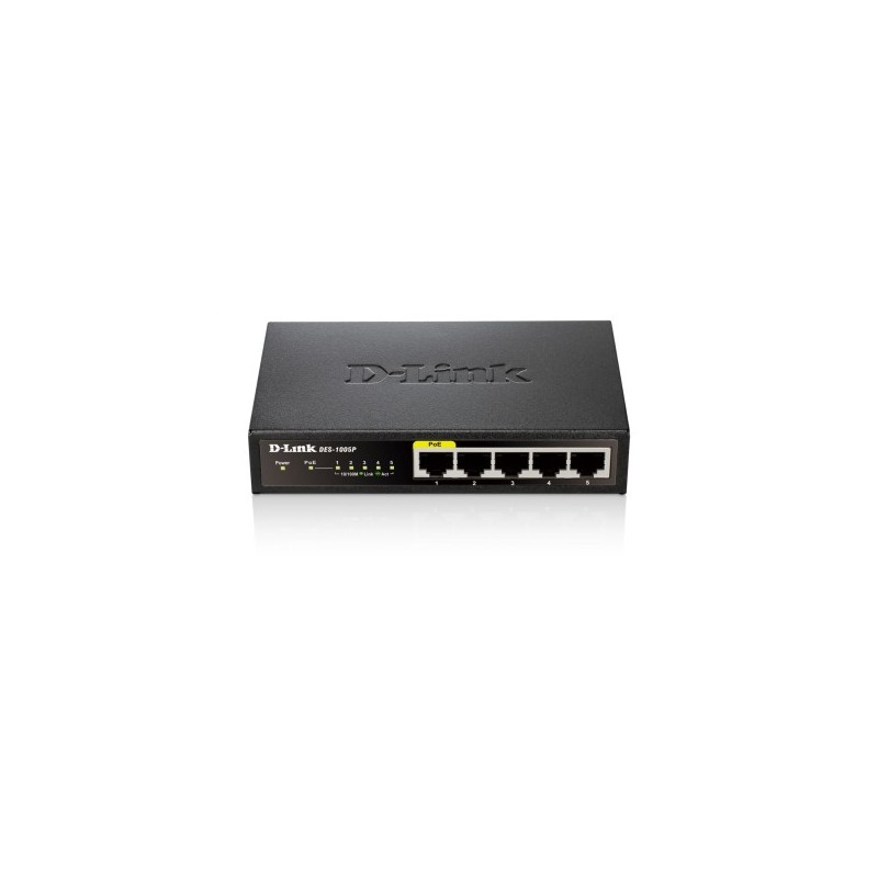 D-Link SWITCH 5 PUERTOS FAST ETHERNET POE DESKTOP