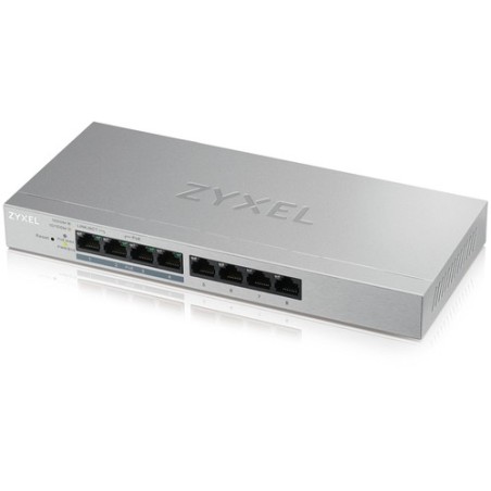 ZyXEL SWITCH GS1200-8HP V2 8 PUERTOS GIGABIT POE+ GESTIONADO POE 60 W