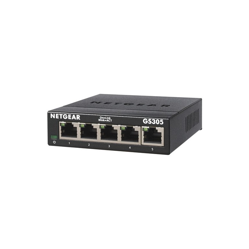 Netgear SWITCH 5 PUERTOS GIGABIT ETHERNET NO GESTIONADO GS305