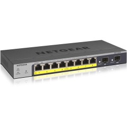 Netgear SWITCH PROSAFE SMART 8 PUERTOS + 2 SFP GIGABIT POE GESTIONADO