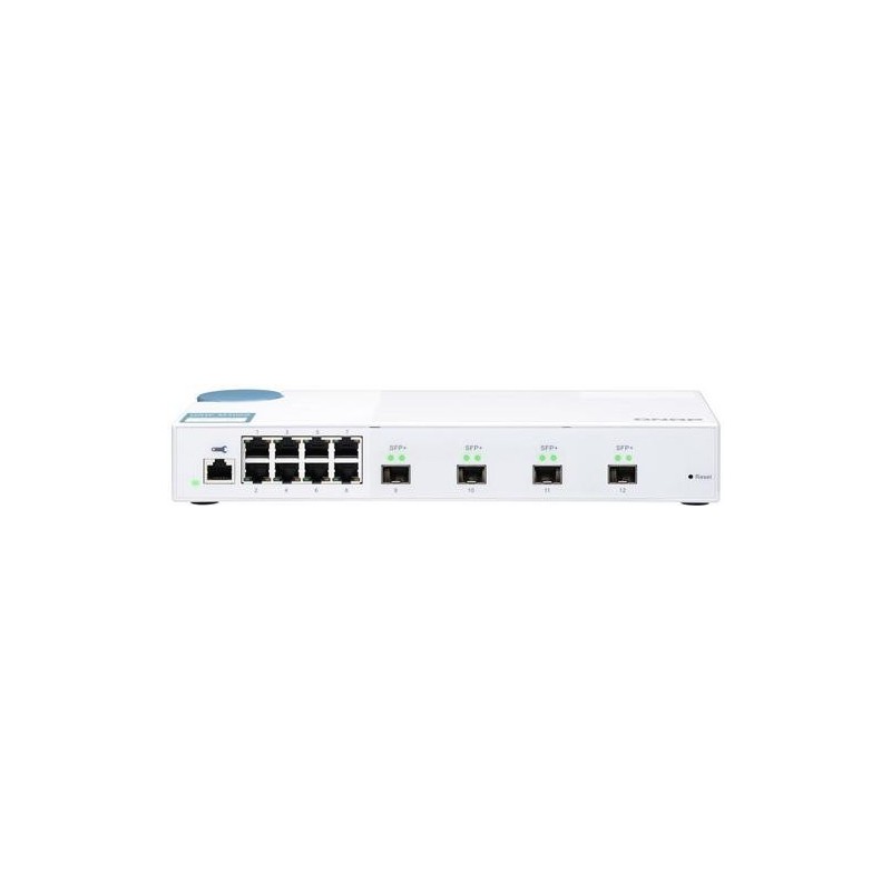 Qnap SWITCH QSW-M408S 8 PUERTOS 1GBPS 4 PUERTOS 10GBE SFP+ WMSW