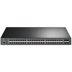 TP-Link SWITCH 48 PUERTOS GIGABIT L2+ MGD CON 4 10GE SFP+ SLOTS